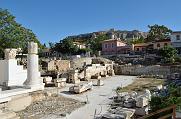 Hadriansbibliothek, im Hintergrund Akropolis