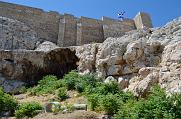 θέα από το δρόμο πρός την Ακρόπολη στην Ακρόπολη (βράχος, τοίχος)