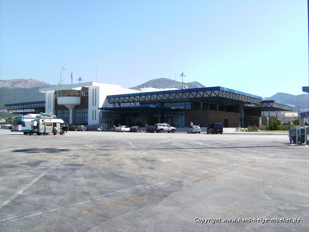 Hafenbüro in Igoumenitsa