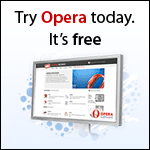 Try Opera today - it's free
